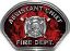  
	Assistant Chief Fire Fighter, EMS, Rescue Helmet Face Decal Reflective in Inferno Red 
