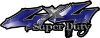 
	Super Duty Twisted Series 4x4 Truck Bedside or Fender Emblem Decals in Blue
