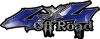 
	Off Road Twisted Series 4x4 Truck Bedside or Fender Emblem Decals in Blue

