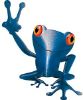 
	Cool Peace Frog Decal in Blue
