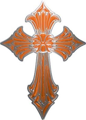 
	Old Style Cross in Orange
