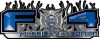 2015 Ford 4x4 Truck FX4 Firefighter Edition Style Decal Kit in Blue