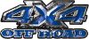 
	4x4 Truck Decals Offroad for Chevy Ford Dodge or Toyota in blue
