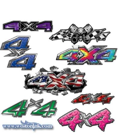 Picture for category 4x4 Decals