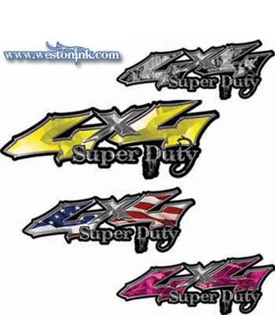 Picture for category 4x4 Super Duty Decals