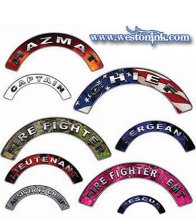 Picture for category Fire Helmet Crescent Decals