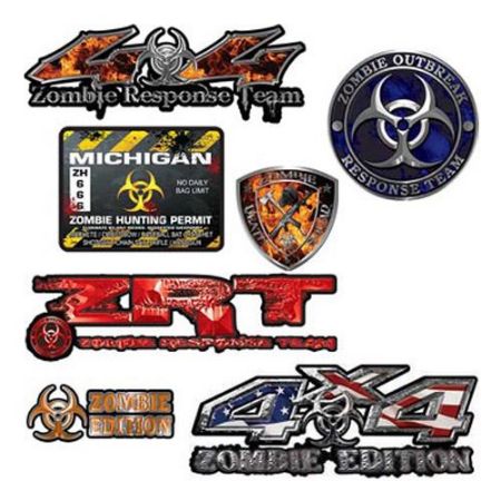 Picture for category Zombie Decals, Stickers and Emblems