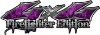 Twisted Series 4x4 Truck, SUV, ATV, SbS, Fire Fighter Edition Decals Inferno Purple Realistic Flames