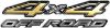 
	4x4 Off Road Nissan Style Truck, SUV, ATV, Side By Side Fender Emblem or Bedside Decals in Gold
