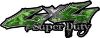 
	Super Duty Twisted Series 4x4 Truck Bedside or Fender Emblem Decals in Camo Green
