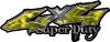 
	Super Duty Twisted Series 4x4 Truck Bedside or Fender Emblem Decals in Camo Yellow
