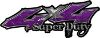 
	Super Duty Twisted Series 4x4 Truck Bedside or Fender Emblem Decals in Diamond Plate Purple
