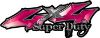 
	Super Duty Twisted Series 4x4 Truck Bedside or Fender Emblem Decals in Pink
