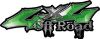 
	Off Road Twisted Series 4x4 Truck Bedside or Fender Emblem Decals in Green
