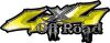 
	Off Road Twisted Series 4x4 Truck Bedside or Fender Emblem Decals in Yellow
