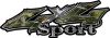  
	Sport Twisted Series 4x4 Truck Bedside or Fender Emblem Decals in Camo 
