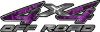 
	4x4 Off Road ATV Truck or SUV Decals in Purple Inferno
