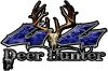 
	Deer Hunter Twisted Series 4x4 Truck Bedside or Fender Emblem Decals in Blue Camouflage
