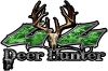 
	Deer Hunter Twisted Series 4x4 Truck Bedside or Fender Emblem Decals in Green Camouflage
