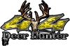 
	Deer Hunter Twisted Series 4x4 Truck Bedside or Fender Emblem Decals in Yellow Camouflage
