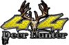 
	Deer Hunter Twisted Series 4x4 Truck Bedside or Fender Emblem Decals in Yellow Diamond Plate
