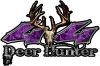 
	Deer Hunter Twisted Series 4x4 Truck Bedside or Fender Emblem Decals in Purple Inferno
