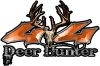 
	Deer Hunter Twisted Series 4x4 Truck Bedside or Fender Emblem Decals in Orange
