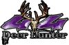 
	Deer Hunter Twisted Series 4x4 Truck Bedside or Fender Emblem Decals in Purple
