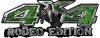 
	Rodeo Edition Bucking Bronco 4x4 ATV Truck or SUV Decals in Green Camouflage
