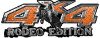
	Rodeo Edition Bucking Bronco 4x4 ATV Truck or SUV Decals in Orange Diamond Plate
