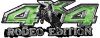 
	Rodeo Edition Bucking Bronco 4x4 ATV Truck or SUV Decals in Green
