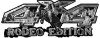 
	Rodeo Edition Bucking Bronco 4x4 ATV Truck or SUV Decals in Gray Inferno

