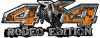 
	Rodeo Edition Bucking Bronco 4x4 ATV Truck or SUV Decals in Orange Inferno
