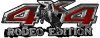 
	Rodeo Edition Bucking Bronco 4x4 ATV Truck or SUV Decals in Red Inferno
