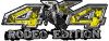 
	Rodeo Edition Bucking Bronco 4x4 ATV Truck or SUV Decals in Yellow Inferno
