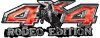
	Rodeo Edition Bucking Bronco 4x4 ATV Truck or SUV Decals in Red

