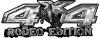 
	Rodeo Edition Bucking Bronco 4x4 ATV Truck or SUV Decals in Silver
