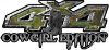 
	Cowgirl Edition with Boots 4x4 ATV Truck or SUV Vehicle Decal / Sticker Kit in Camouflage
