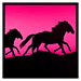 Pink Sunset Horse