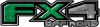 
	2015 Ford 4x4 Truck FX4 Off Road Style Decal Kit in Green Diamond Plate
