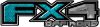 
	2015 Ford 4x4 Truck FX4 Off Road Style Decal Kit in Teal Diamond Plate
