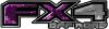 
	2015 Ford 4x4 Truck FX4 Off Road Style Decal Kit in Purple Inferno Flames
