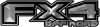 
	2015 Ford 4x4 Truck FX4 Off Road Style Decal Kit in Silver
