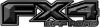 
	2015 Ford 4x4 Truck FX4 Off Road Style Decal Kit in Gray
