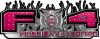 
	2015 Ford 4x4 Truck FX4 Firefighter Edition Style Decal Kit in Pink Diamond Plate
