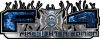 
	2015 Ford 4x4 Truck FX4 Firefighter Edition Style Decal Kit in Blue Inferno Flames
