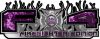 
	2015 Ford 4x4 Truck FX4 Firefighter Edition Style Decal Kit in Purple Inferno Flames
