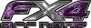 
	Ford F-150 4x4 Truck FX4 Off Road Style Decal Kit in Purple Inferno Flames
