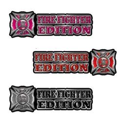 Firefighter Edition Decals for Truck or Response Vehicle