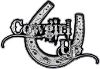 
	Cowgirl Up Decal / Sticker Western Style Writing with Horseshoe in Silver
